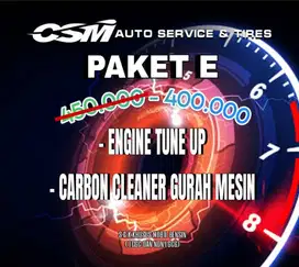 Paket E: Engine Tune Up - Carbon Cleaner Gurah Mesin