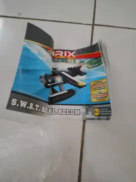 Lego model helikopter dan mobilan
