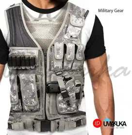 Kaos 3d fullprint (Military Gear) - size XL