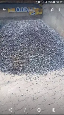 Limbah beton puing/ tanah merah urugan dan matrial hasil alam