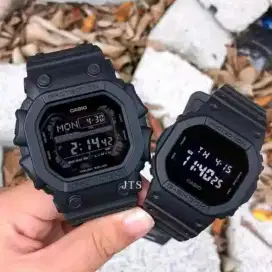 Jam tangan couple digital simple black