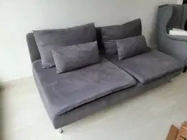Sofa Soderhamn Ikea abu abu tua