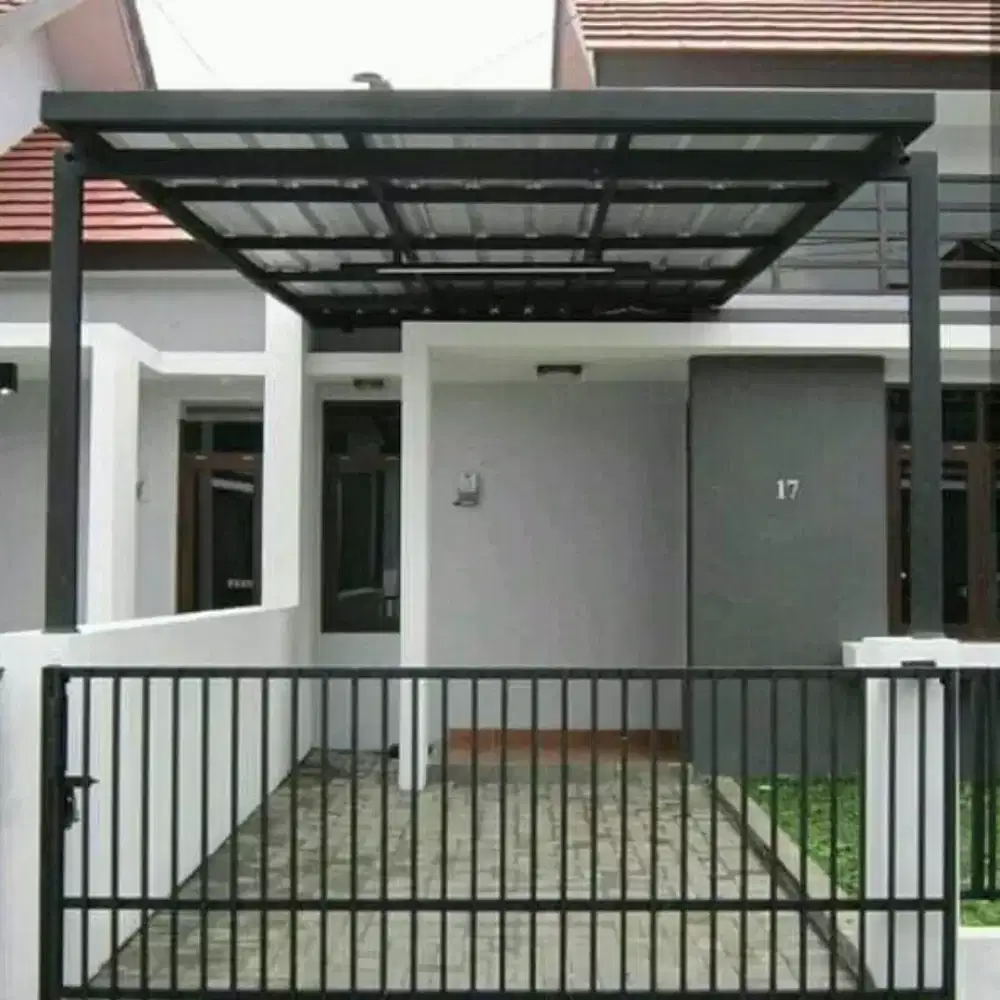 Kanopi besi holo anti karat