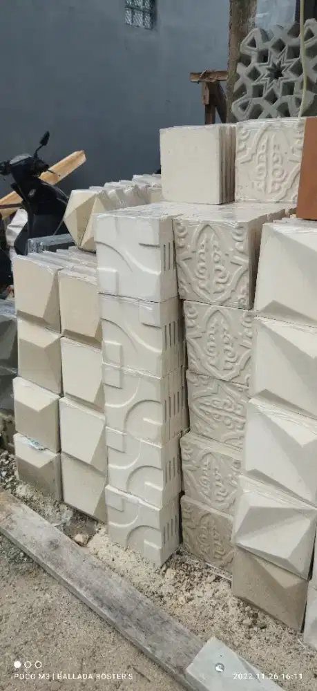 Ornamen beton 3 D