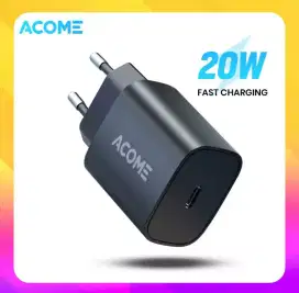 Sisa 1 Banting Harga Charger Ori Acome Type-C PD 20W Fast Charging