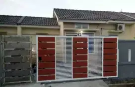 Pintu pager gerbang rumah minimalis