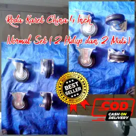 Roda Untuk Etalase Karet 3 Inch Normal Set