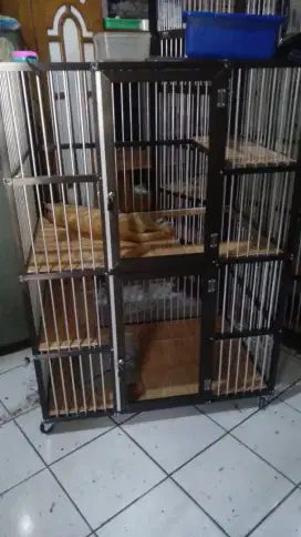 Kandang Kucing Almunium Anggora