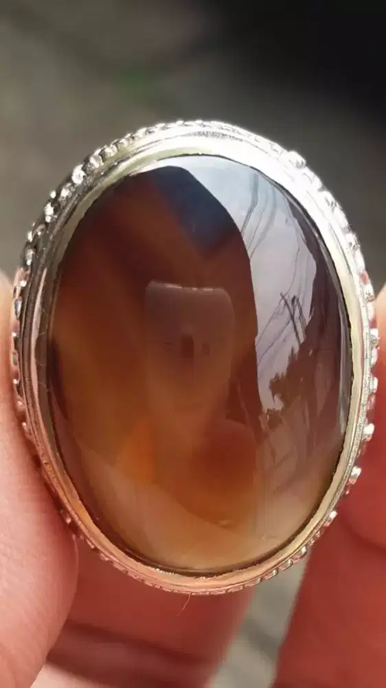 Jual Batu Cincin Natural Djunjung Deradjat Sulaiman Unik sekali Bagus