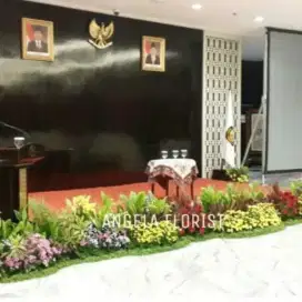 Dekorasi taman bunga