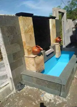 Pembuatan kolam dan filter koi