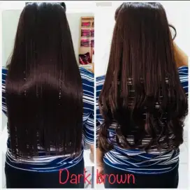 HAIR CLIP KOREA REAL PICTURE RAMBUT PALSU EXTENSION MURAH BAGUS BANGET