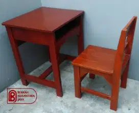 Meja sekolah/kursi 1 set