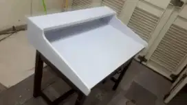 Meja kasir bahan multiplek bagus lokasi siwalankerto sby