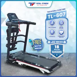 Promo Treadmill Elektrik TL 607 Total Fitnes Sepeda Statis