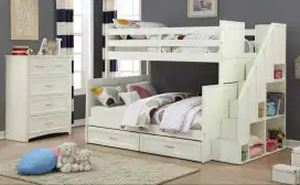 Tempat tidur tingkat. Tempat tidur susun.Ranjang susun.Ranjang tingkat