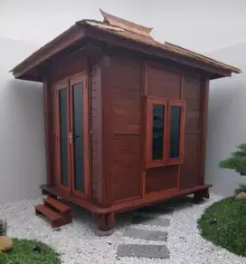 Rumah kayu ukuran 2mx3m