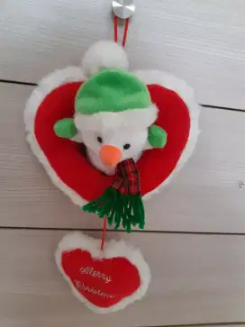 Boneka Gantung Merry Christmas Snowman