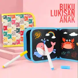 BUKU GAMBAR PORTABLE AJAIB BISA DIHAPUS Buku Gambar Ajaib Reusable Dra
