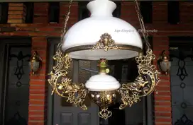 lampu gantung katrol kerek betawi