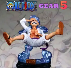 Action figure one piece monkey d luffy gear 5