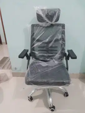 KURSI KANTOR JARING GAMING ERGONOMIS KERJA KOMPUTER SANDARAN KEPALA