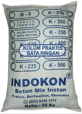 Beton Instan Kolom Praktis Bata Ringan INDOKON - Beton Siap Pakai