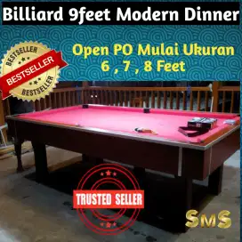 Meja Biliar Bilyar Billiard 9ft Bola Besar Lebih Modern & Simple