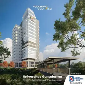 Dijual Apartemen Podomoro Golf View tipe 2 bedroom