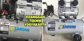 (KRANGGAN TEKNIK)kompresor listrik oilless 1 hp merk Lakoni Fresco 130