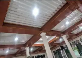 Pemasangan plafon PVC bahan dan jasa pemasangan