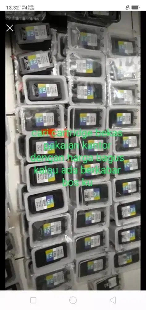 Beli cartridge bekas atau kosongan nya