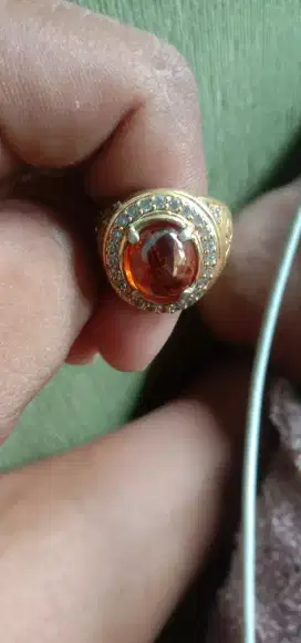 Dijual batu permata garnet orange original