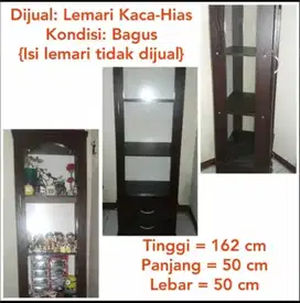 Dijual Cepat - Lemari Kaca Pajangan