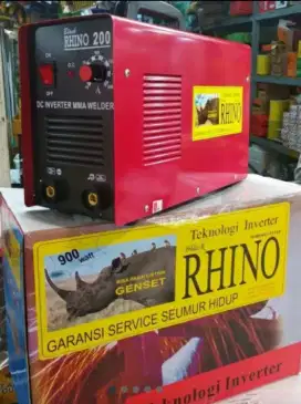 (rumah teknik jogja) mesin inverter las listrik rhino 200 amper