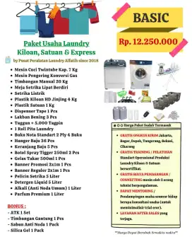 Paket Usaha Laundry / peralatan Laundry / pusat peralatan laundry