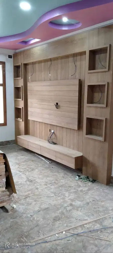 Backdrop tv , Kitchen set , Dipan , Pagar , Wardrobe , Kanopi