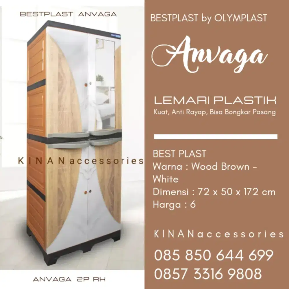 Lemari Plastik Bestplast tipe Anvaga