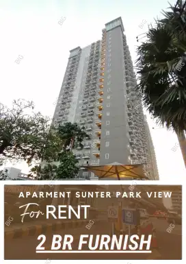 Ready Sewa Sunter Park View 2BR Furnish Bulanan