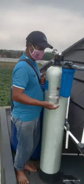 Alat filter penyaringan air pompa sumur bor tanah/PDAM PAM keruh butek