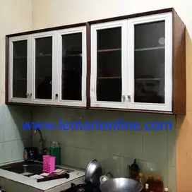Lemari Dapur Kaca 5 Pintu