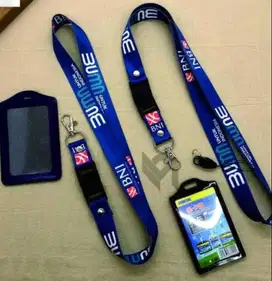 Gantungan kunci, tali id card, tali lanyard custom, tali lanyard