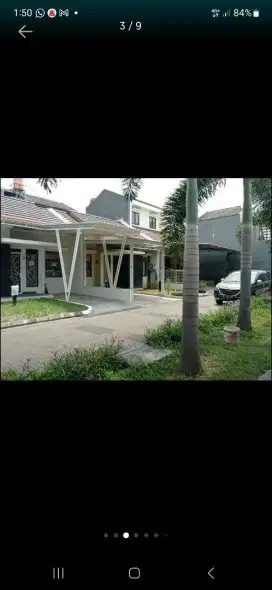 DISEWAKAN minimal 2 tahun, Rumah di Perumahan Mewah Grand Sharon.