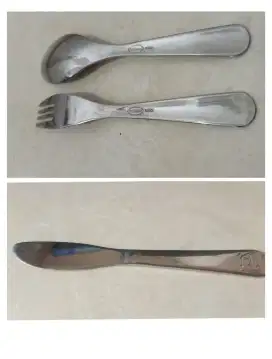 Sendok garpu pisau merk arzberg stainless tebal asli seiken 100rb saja