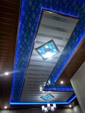 Plafon PVC printing (warna glossy) 400cm x 20cm x 8mm
