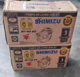 Mesin air semi jet 400 shimizu hisap 11m dorong 100m