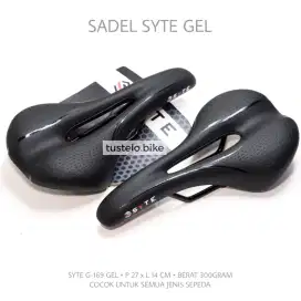 Sadel Sepeda GEL Syte G-169 Saddle Roadbike Gravel Commuter Seli Fixie