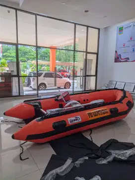 Perahu Karet Rescue Standar SAR Banjir OCEAN 380 Kapasitas 6-7 Orang