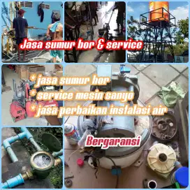 Jasa service dan sumur bor