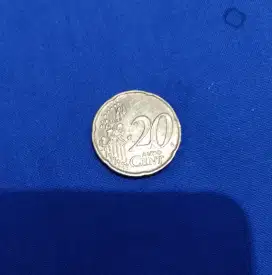 Koin 20 cent euro Belgium thn 2002